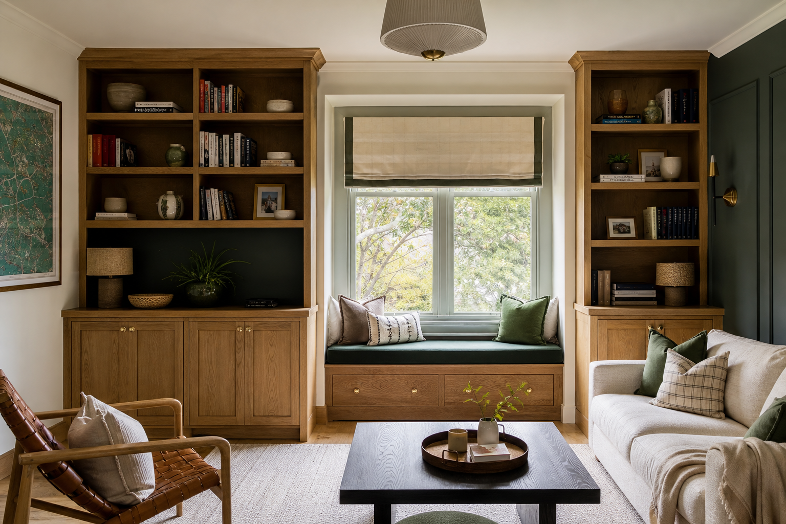 Einbauregal Wohnzimmer Ottensen